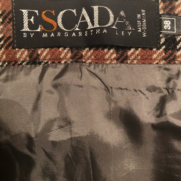 Vintage Escada by Margaretha Ley  Plaid Suit 38 - Picture 14 of 14